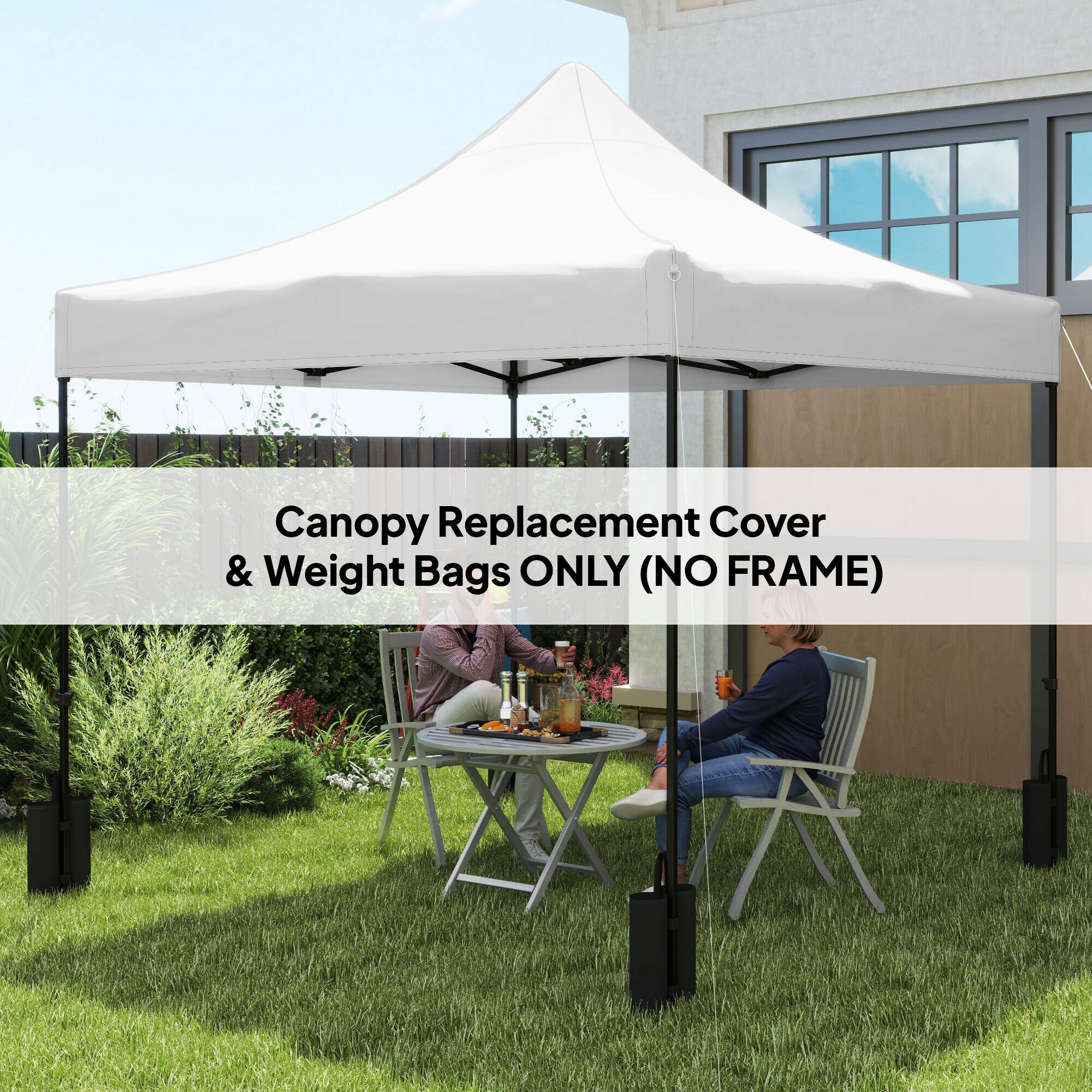 Canopy Replacement Cover & Weight Bags ONLY (NO FRAME)
