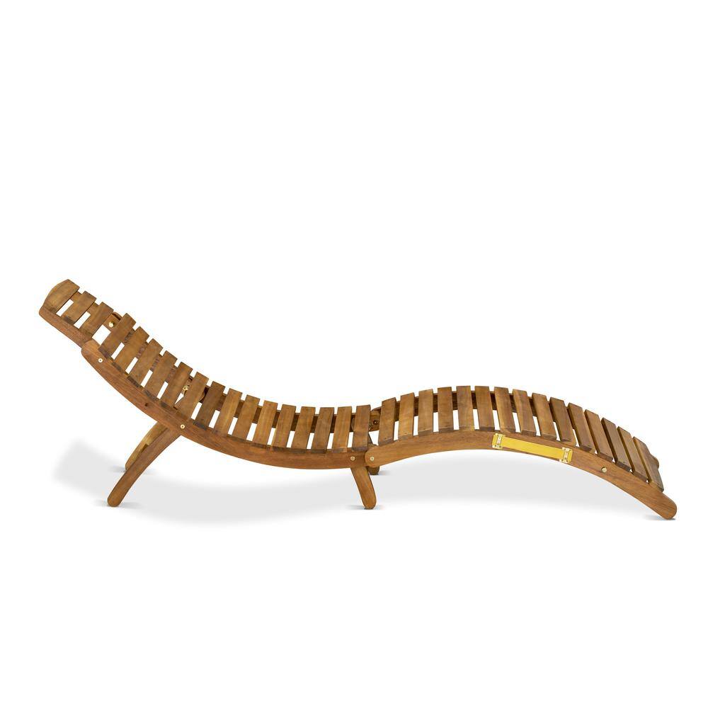 Back. East West Furniture - Outdoor Patio Garden Summing Pool Outdoor Lounge Chairs - Brown.