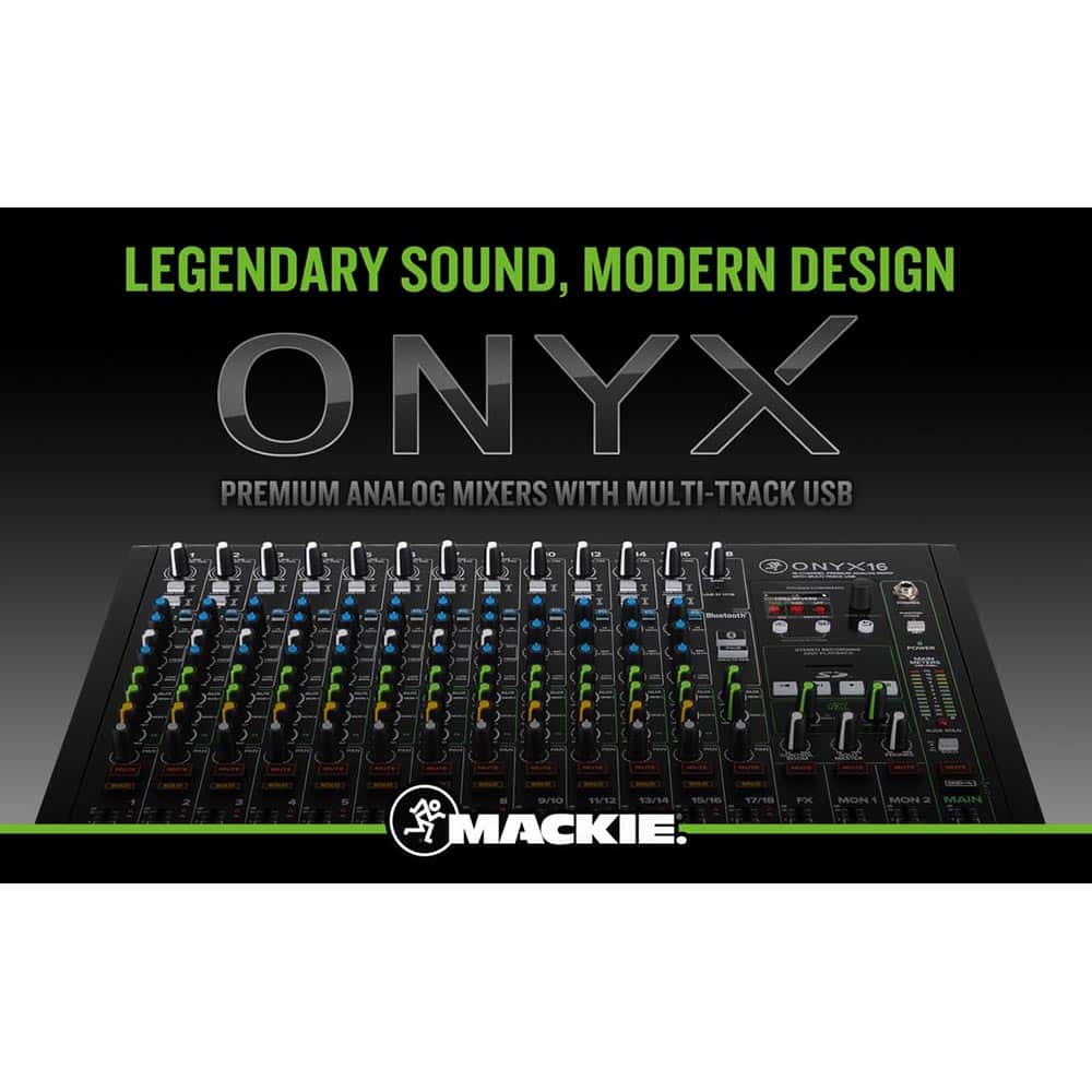 Mackie 8 Channel Premium Analog Mixer with Multi Track USB ONYX8
