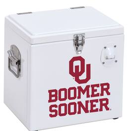 Indigo Falls - Oklahoma Sooners 24-Can Party Cooler - White