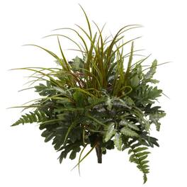 BreeBe - 28" Mix Greens Artificial Plant (Set of 2) - Green