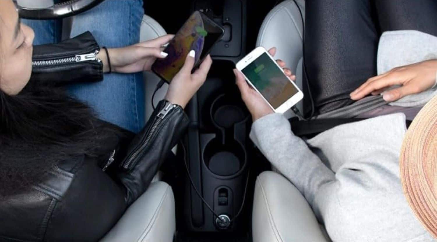 Alt View 5. Belkin - BOOST↑CHARGE Dual USB-A Car Charger 24W + USB-A to USB-C Cable - Black.