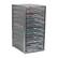 Alt View 14. Mind Reader - File Storage Drawers, Desk Organizer, Multi-Purpose, Crafts, Office, Metal Mesh, 10.75"L x 14"W x 21.25"H, Silver - Silver.