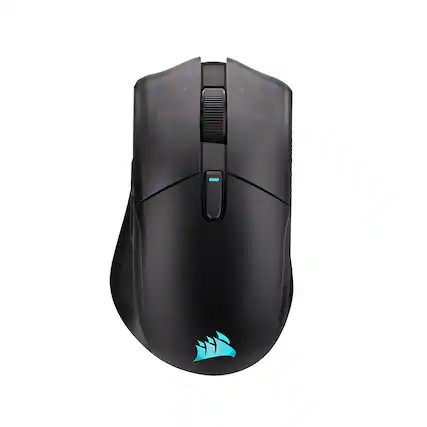 Front. CORSAIR - HARPOON v2 WIRELESS Gaming Mouse - Black.