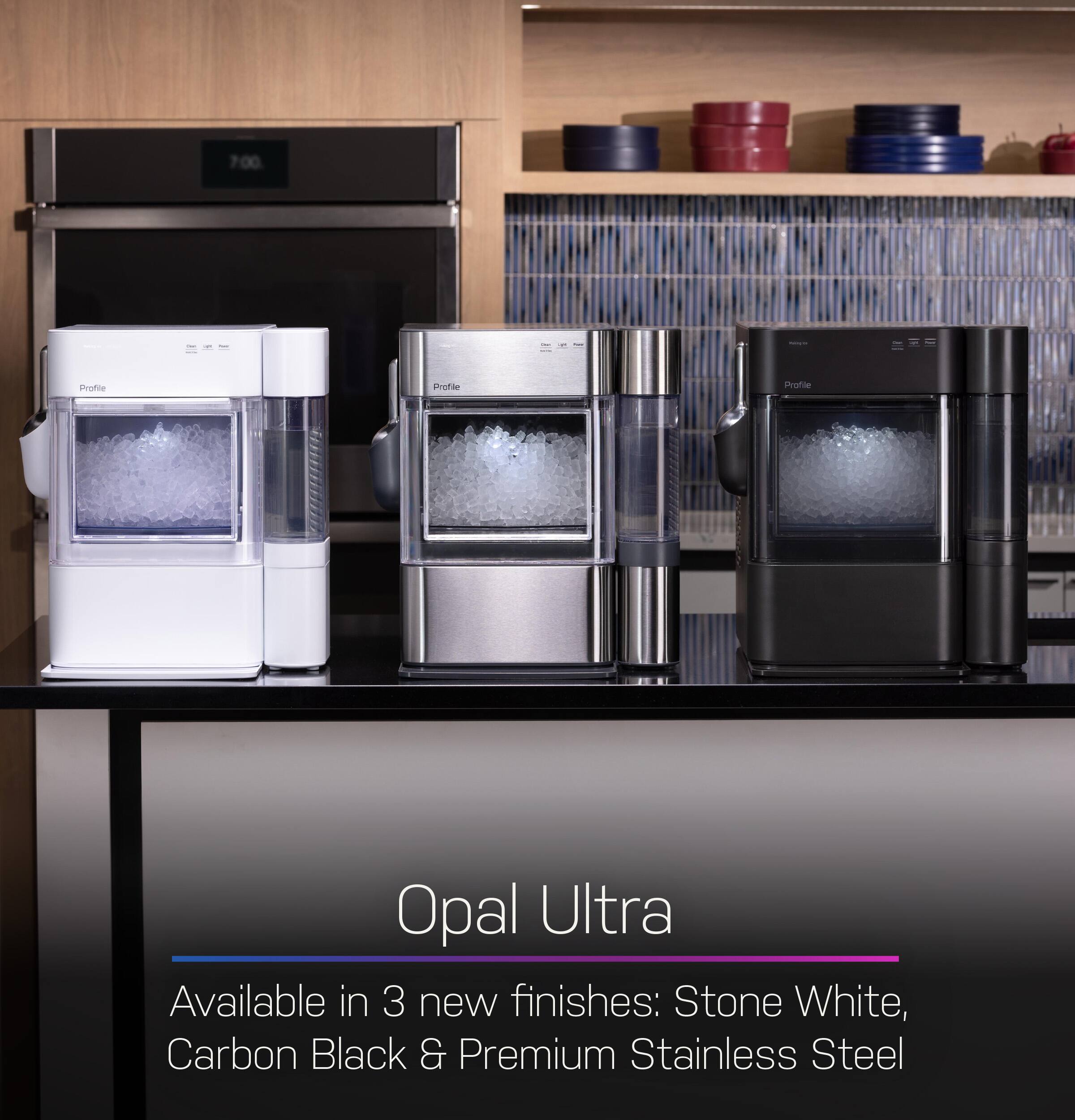 7:00 Stone White Opal Ultra Available in 3 new finishes: Carbon Black & Premium Stainless Steel