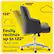 The image features a chair with a yellow background and a cloudy sky above it. The chair is described as having "easily reclines up to 122," which is more than the industry standard. The chair is also shown to be adjustable, allowing for a comfortable and customizable seating experience.