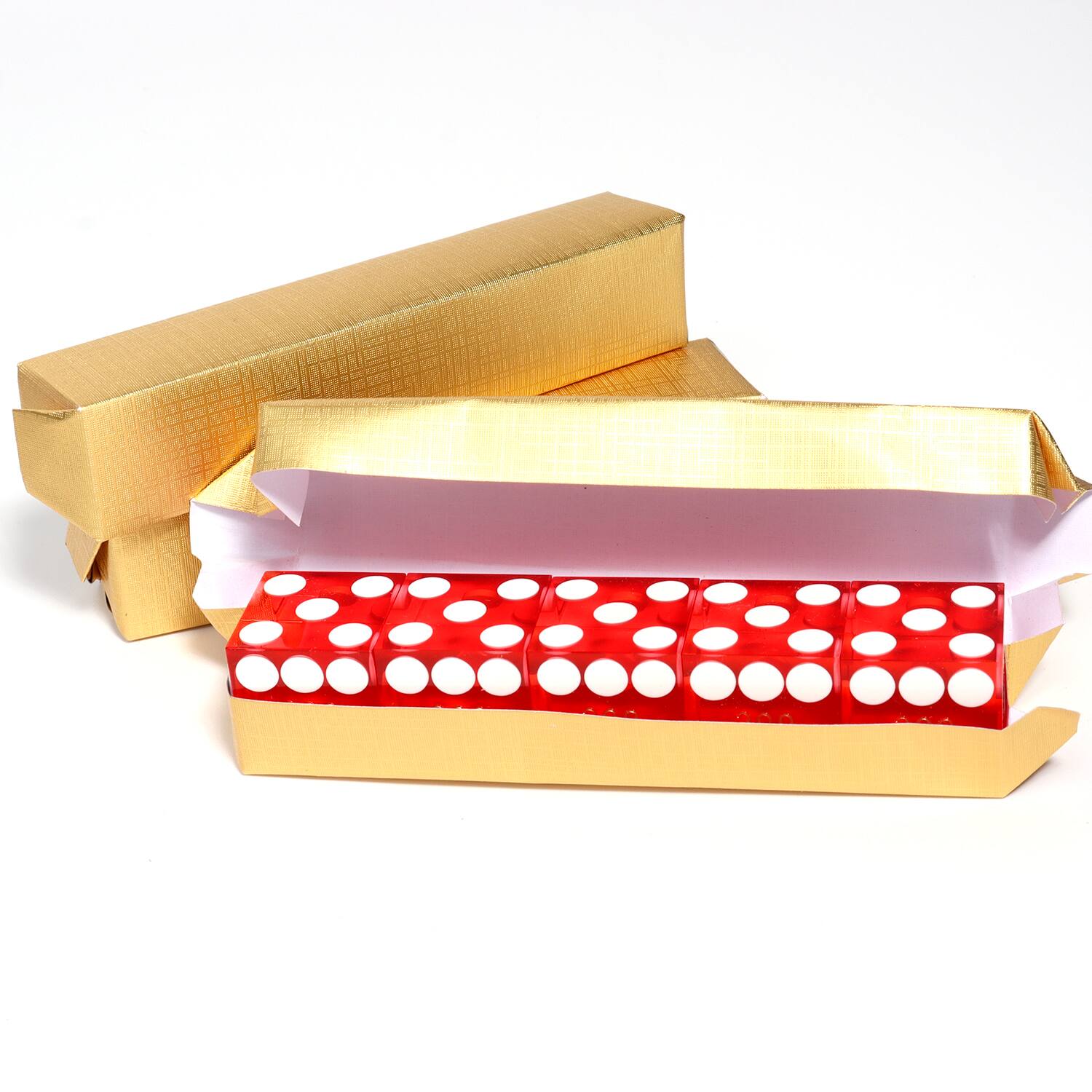 Back. GSE Games & Sports Expert - 19mm Vegas Casino Style Craps Dice Set of 5 with Razor Sharp Edges(Red).