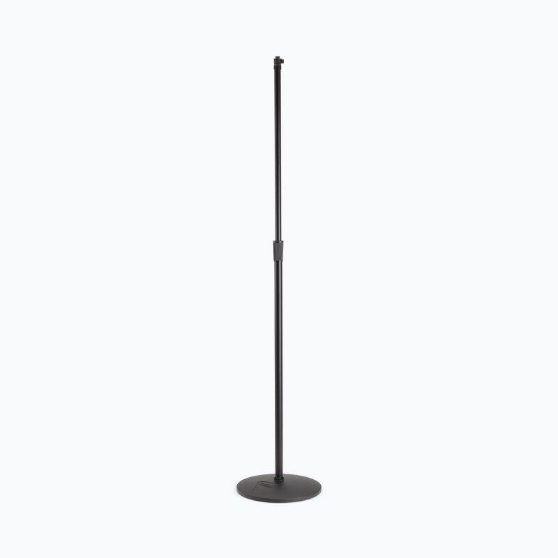 Alt View 3. On Stage Stands - On-Stage MS9212 Heavy-Duty Low Profile Microphone Stand with 12" Base, Black - Black.