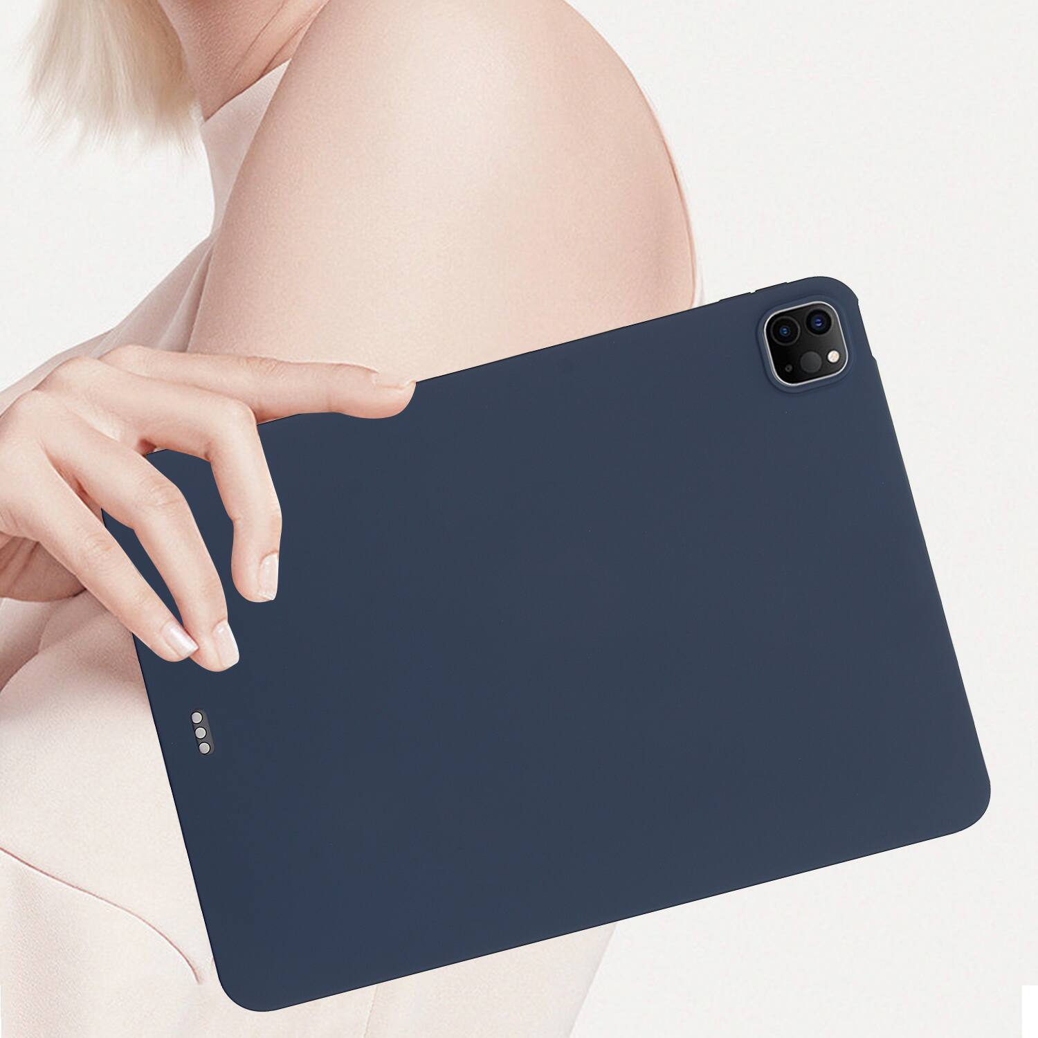 Alt View 1. Dteck - Case For Apple iPad Pro 13'' (M5) 2025/(M4) 2024 Slim Lightweight Soft TPU Skin-Friendly Anti-Scratch Protective Cover - Darkblue.