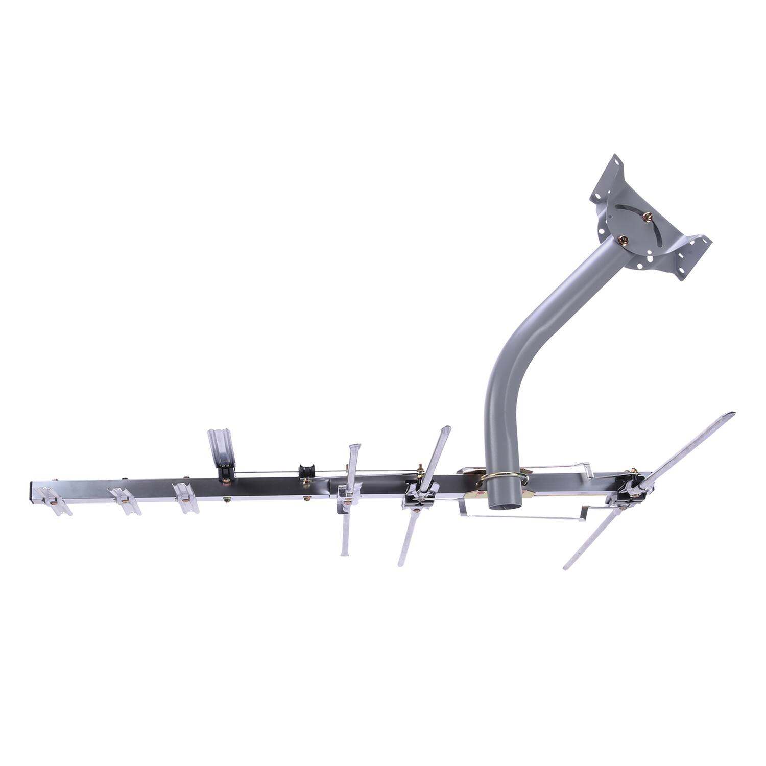 Alt View 6. RCA - Rca Ant754e Compact Outdoor Antenna, 75-mile Range - Gray.