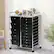 Alt View 4. Costway - 15 Drawer Rolling Storage Cart Scrapbook Paper Office School Organizer - Black.