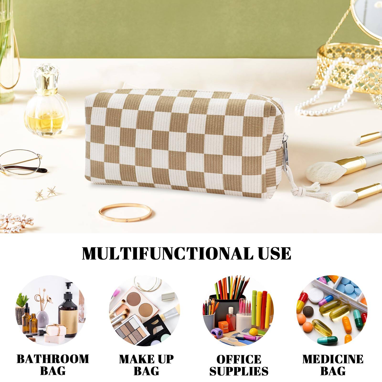 MULTIFUNCTIONAL USE  
BATHROOM BAG  
MAKE UP BAG  
OFFICE SUPPLIES  
MEDICINE BAG