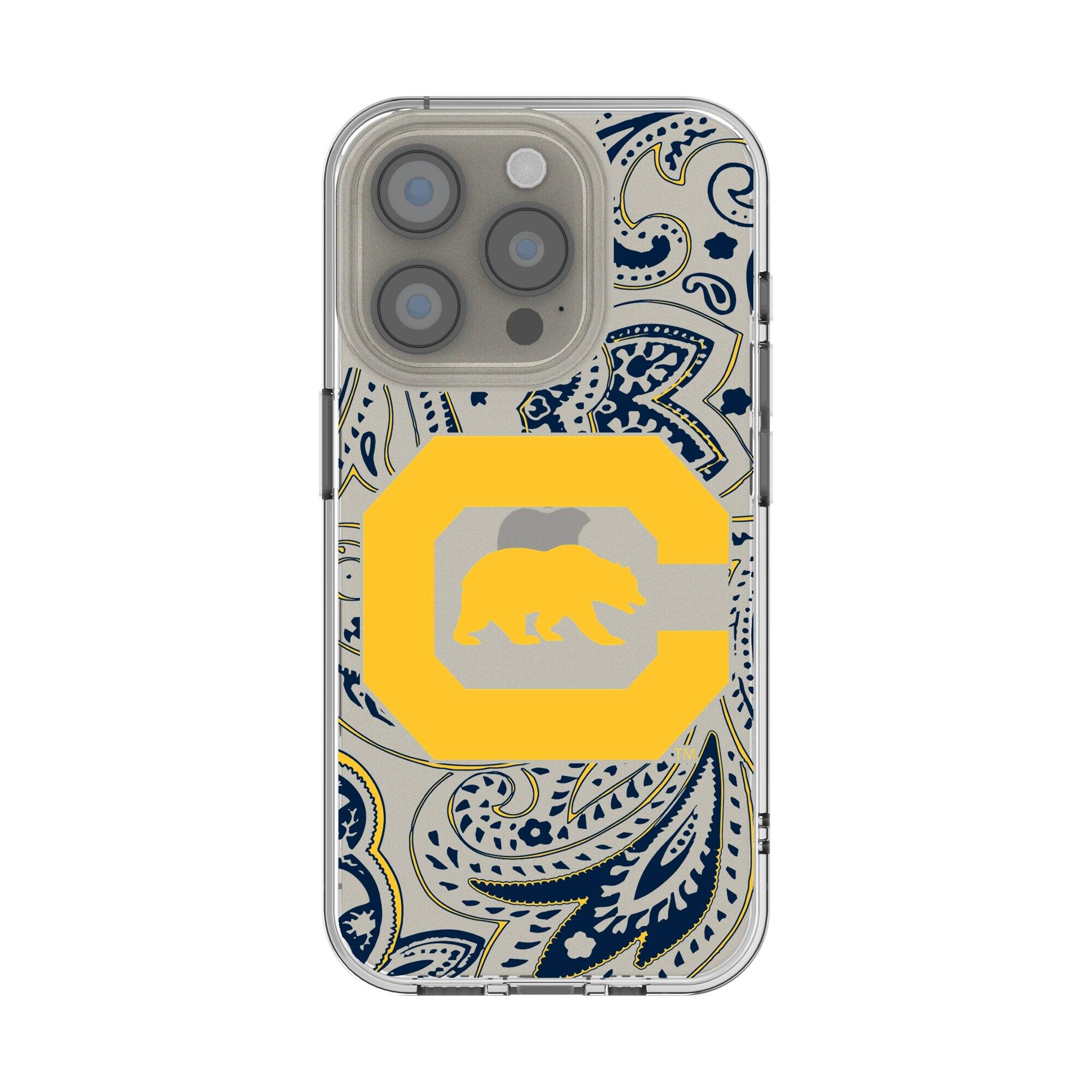 Front. Keyscaper - Cal Bears iPhone Clear Case - 14 Pro Max - Multicolor.