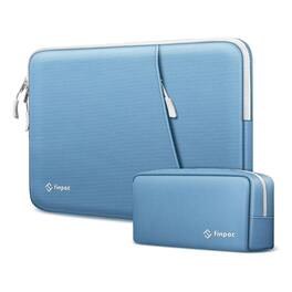 Kitcheniva - Laptop Sleeve With Accessory Pouch For MacBook Pro M3/M2/M1 14"/MacBook Air - Blue