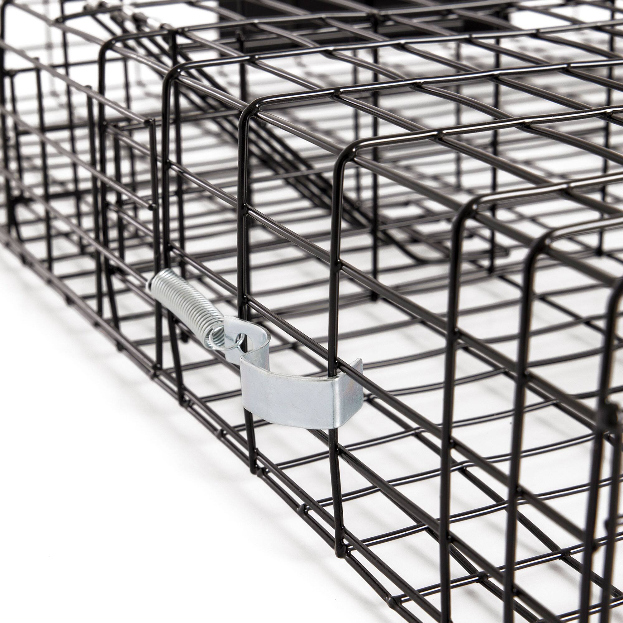 Alt View 8. Rugged Ranch Products - Rugged Ranch SQRTO Squirrelinator Squirrel 2 Door Trap Cage (2 Pack) - Black.