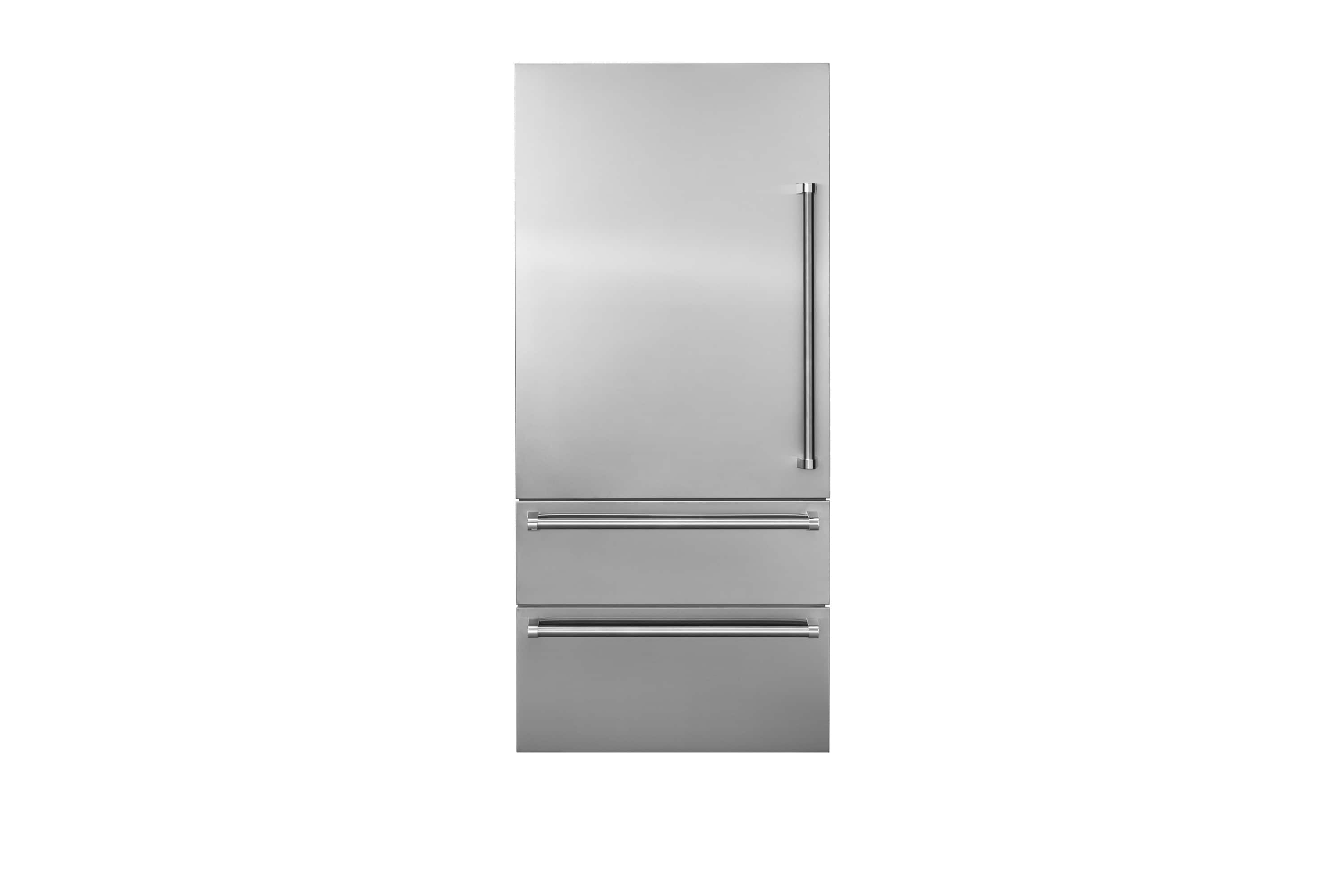 36"W 7-Series Integrated Bottom Freezer Door Panel_LH - SS Front
