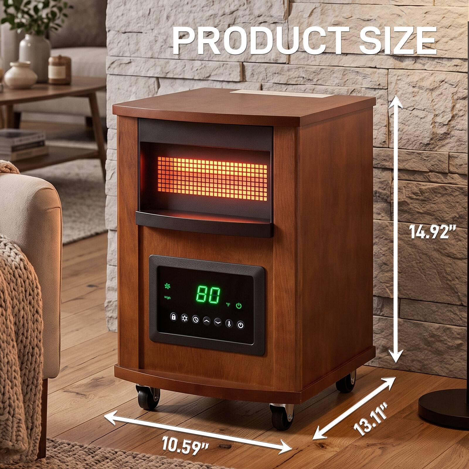 PRODUCT SIZE
14.92"
10.59"
13.11"