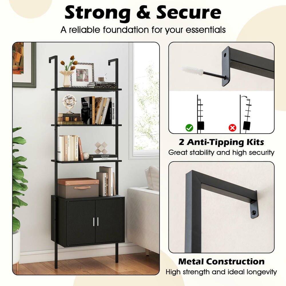 Strong & Secure  
A reliable foundation for your essentials  

2 Anti-Tipping Kits  
Great stability and high security  

Metal Construction  
High strength and ideal longevity
