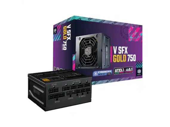 COOLER MASTER V SFX GOLD 750
ATX3.1 PCIE 5.1
12V-2x8
CYBENETICS PASS
10P M/B
12VHPWR 18P
6P HDD/SATA
8P PCIE/CPU