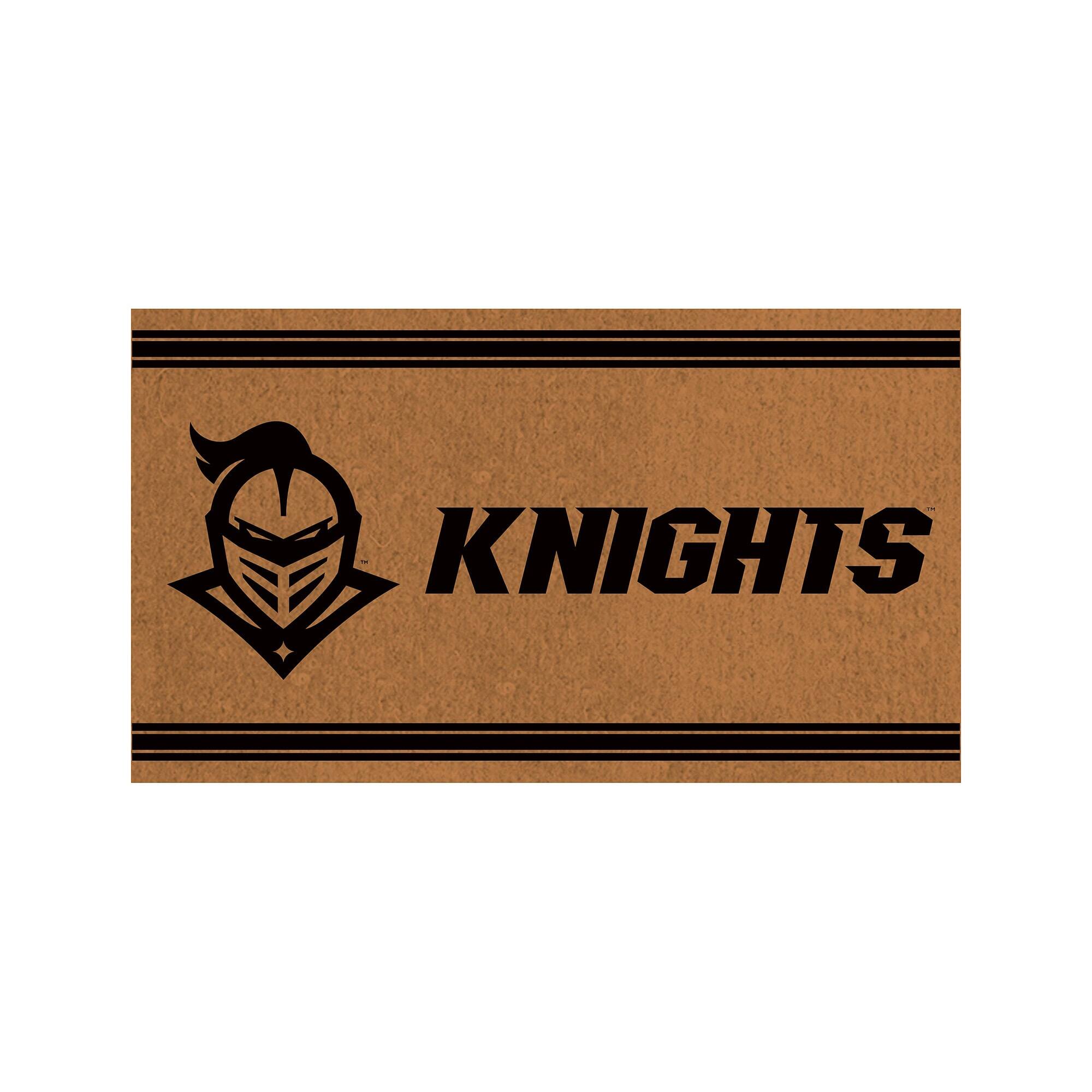 Evergreen Enterprises - UCF Knights 28" x 16" Primary Logo Outdoor Coir Entryway Mat - Multicolor