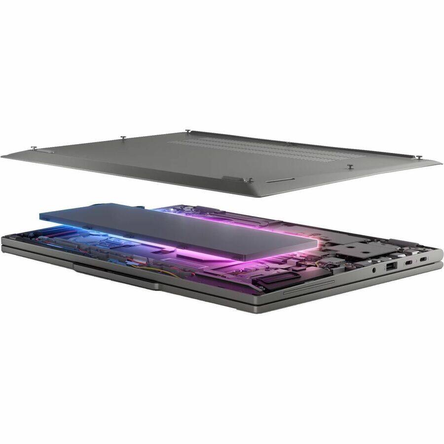 Alt View 8. Lenovo - ThinkPad L13 2-in-1 Gen 6 (AMD) 3.30 GHz W11P64 32.0GB 512GB PCIe 13.3 - ThinkPad L13 2-in-1 Gen 6 (AMD), AMD - Luna Gray.