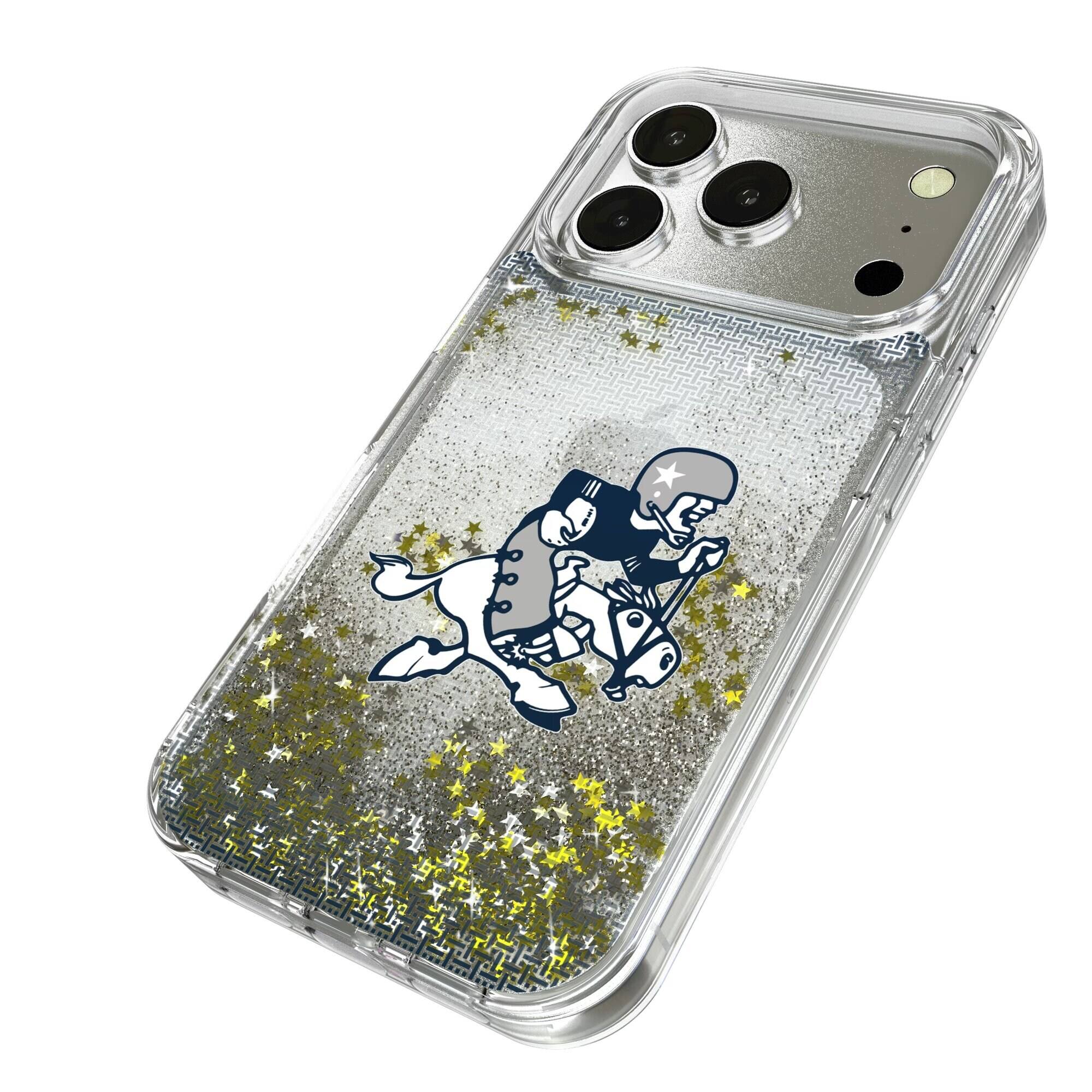 Alt View 1. Keyscaper - Dallas Cowboys Linen Logo iPhone Glitter Case - 14 - Multicolor.