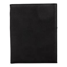 Front. Bond Street - Faux Leather Padfolio - Black.
