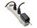 Alt View 6. Tripp Lite - Protect It! 7-Outlet Surge Protector, 7' Cord, Light Gray - Gray/Silver.