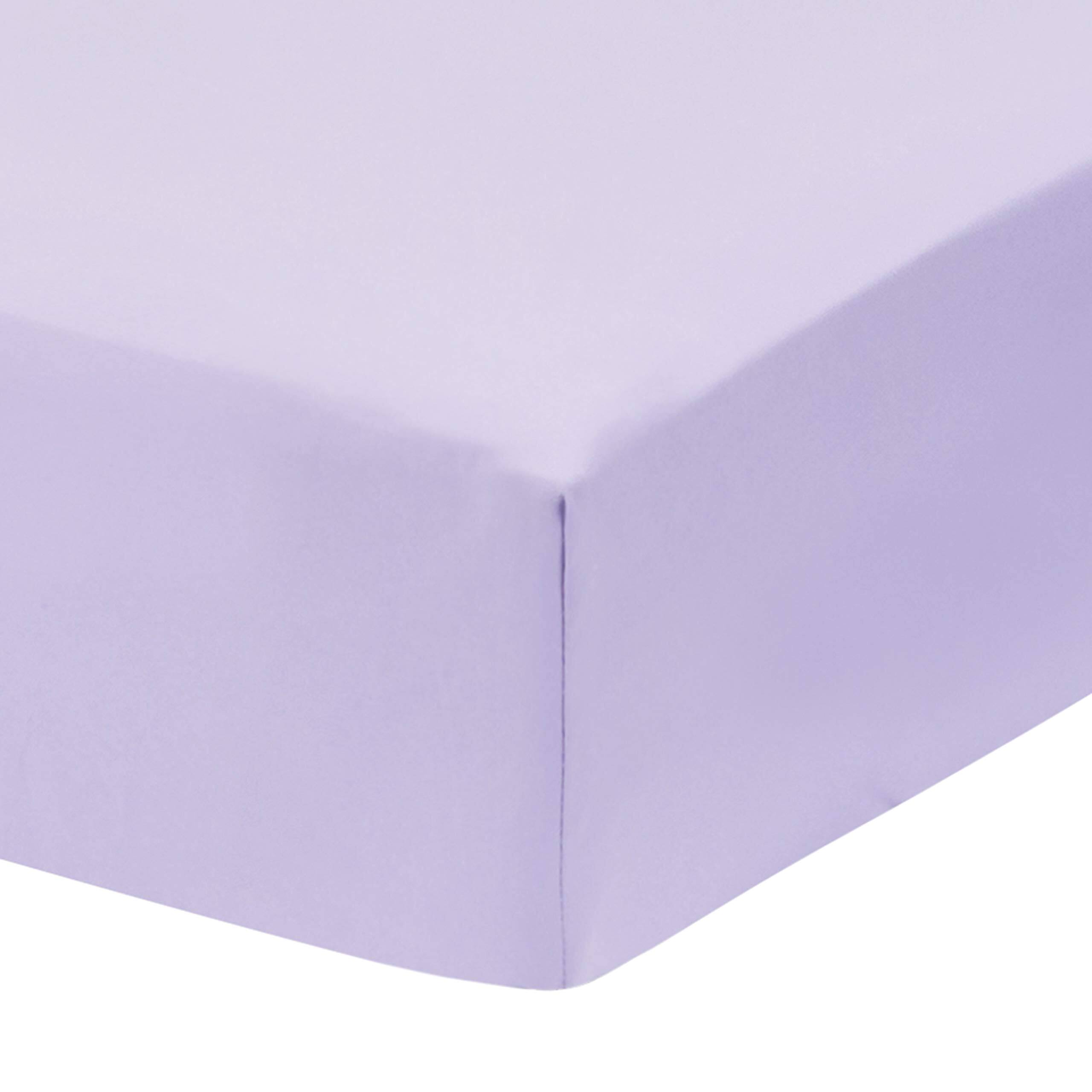 Alt View 2. PARKER SLATER - 2 Pack Fitted Sheet  Soft Breathable Polyester Fits Standard Size Mattress 28in X 52in - Princess/lavender - Ballerina.