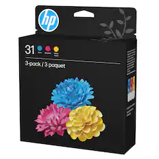 hp 31 Cyan Magenta Yellow Jaune 3-pack / 3 paquet