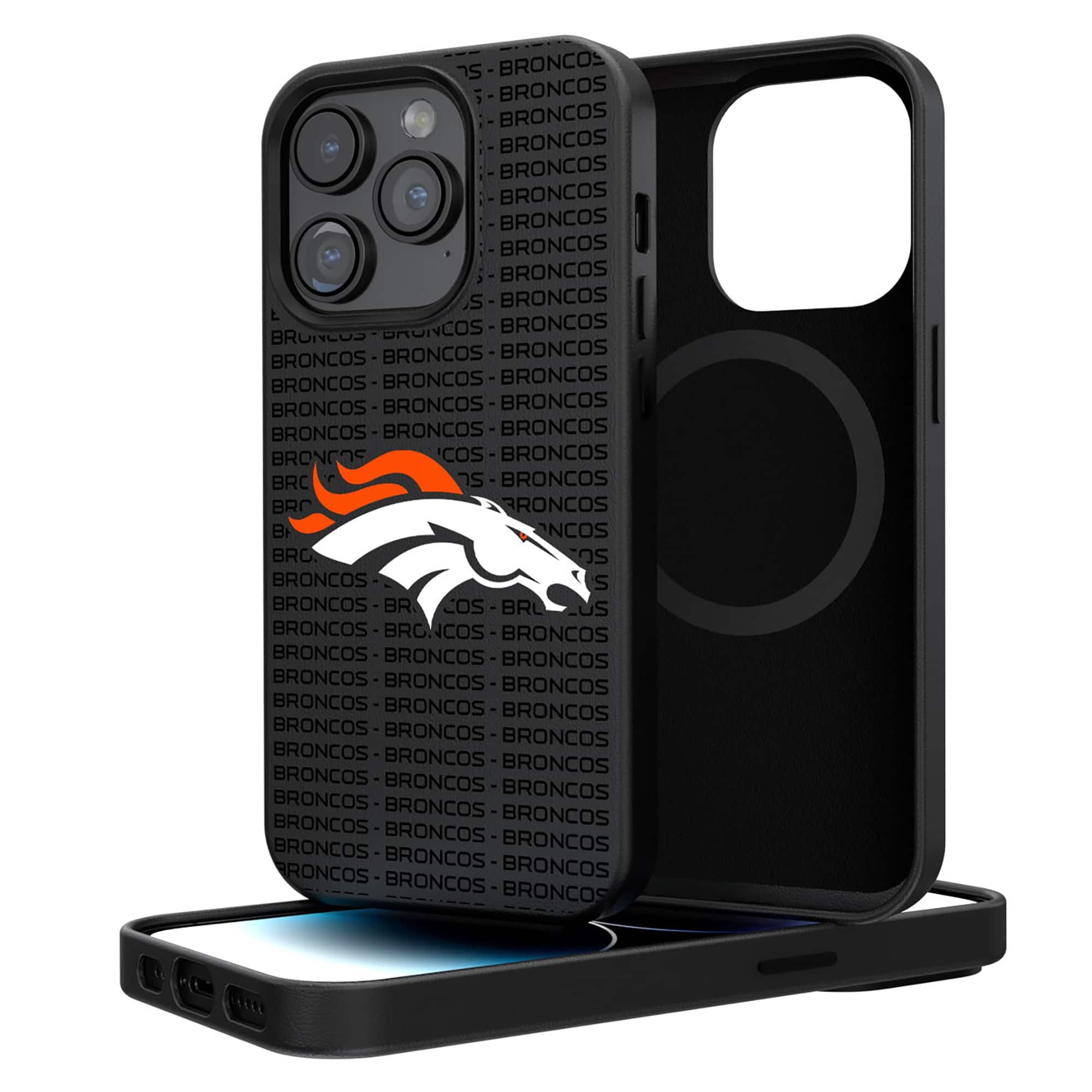 Keyscaper - NFL - Denver Broncos - Primary Logo iPhone Magnetic Bump Case - 15 - Black price history on PriceWatchPro