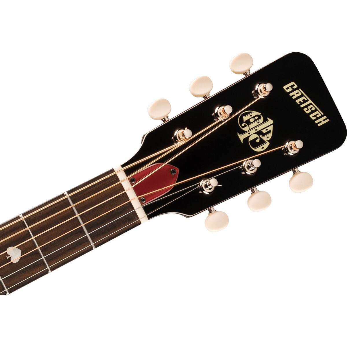 Alt View 4. Gretsch - Gretsch Nick 13 Outlaw Heart Grand Concert Acoustic Guitar, Black.