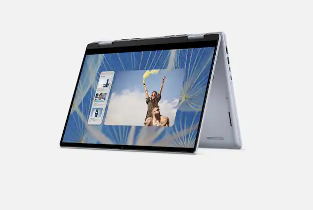 Front. Dell - DELL Inspiron 7440 / U7-150U / DDR5 16GB (8 + 8) / 512G (2230 to 2280) PCIe / W11H / Ice blue / 14" TOUCH Laptop - Ice blue.