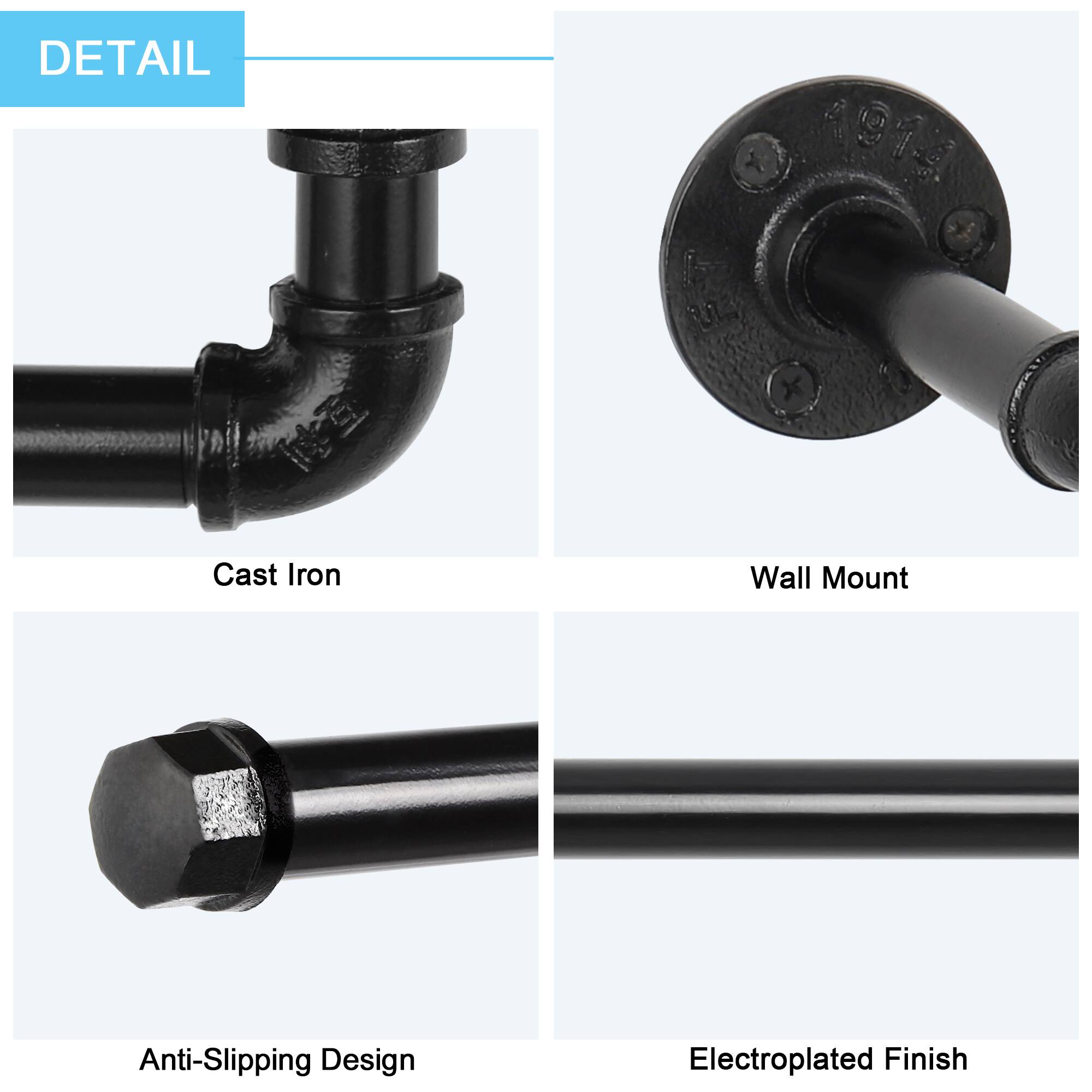 DETAIL 1914

- Cast Iron
- Wall Mount
- Anti-Slipping Design
- Electroplated Finish