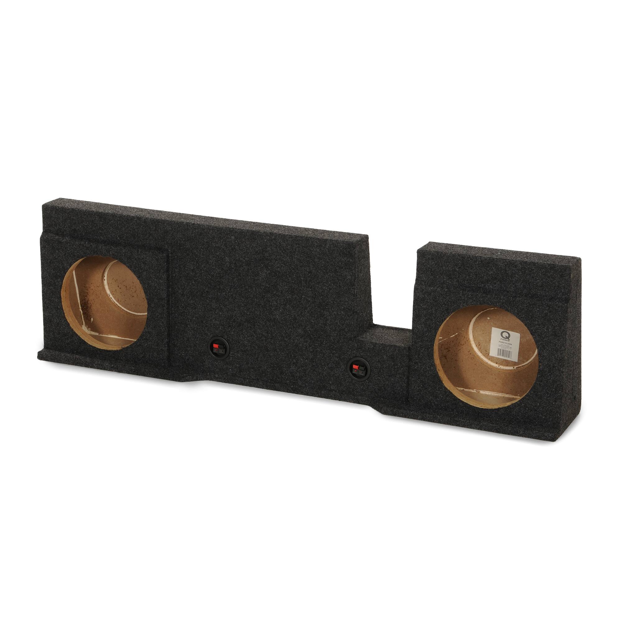 Alt View 4. QPower - QPower Dual 10" Subwoofer Enclosure, Sub Box for Ford F-150 SuperCrew 2004-2008.