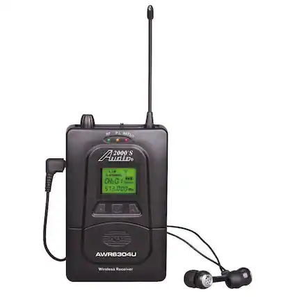 RF P.L BATLO
2000'S AINS
OLIM STEREO ru n cn:v 000 $13.000
OPEN
AWR6304U
Wireless Receiver
