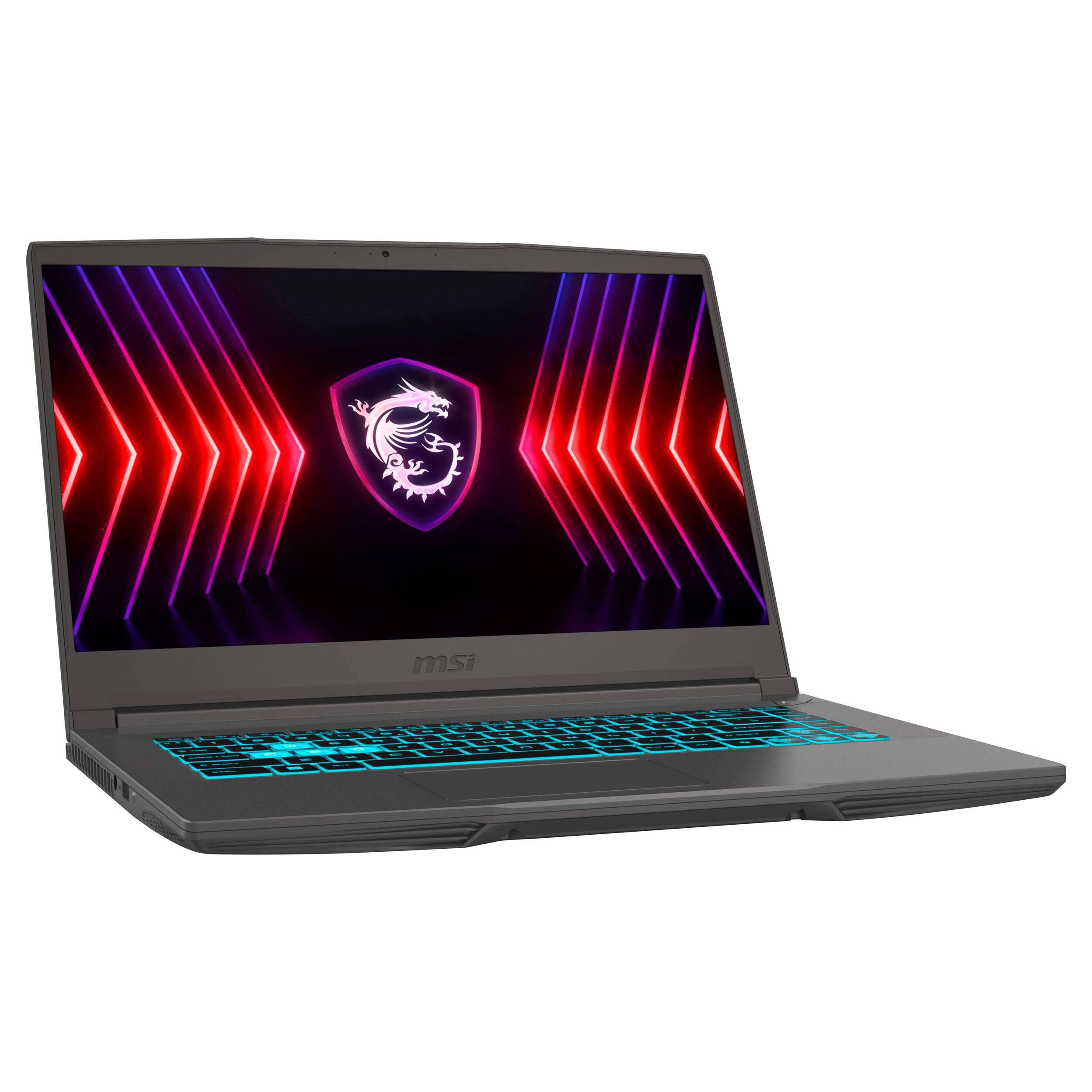 Alt View 4. MSI - THIN A15 15.6" 144Hz FHD Gaming Laptop - AMD R5-7535HS - GeForce RTX 4050 - 8GB Memory - 512GBSSD - Win 11 pro - Black.