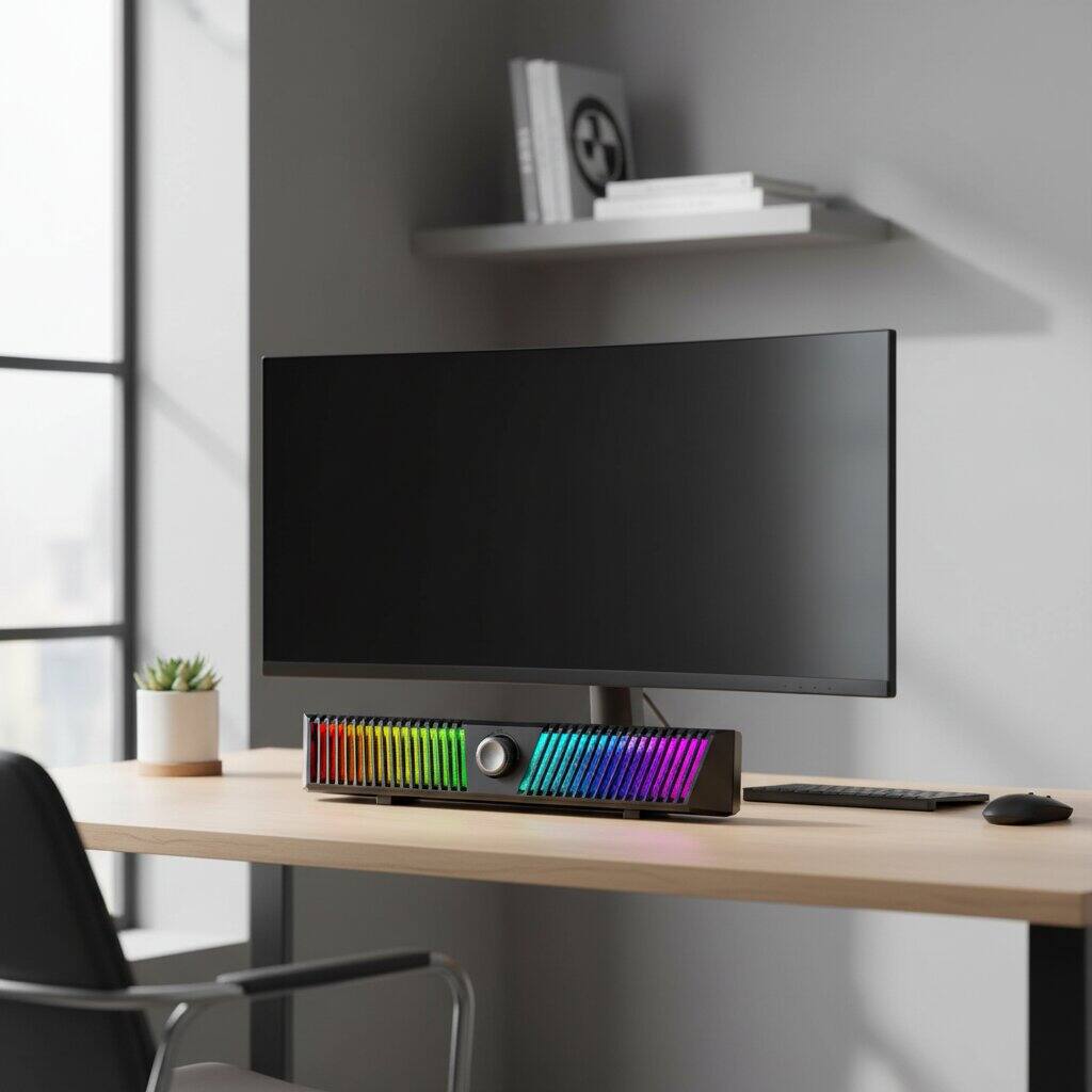 Alt View 2. Dazzed Corner - PC Speakers,Computer Speakers for Desktop - Black.