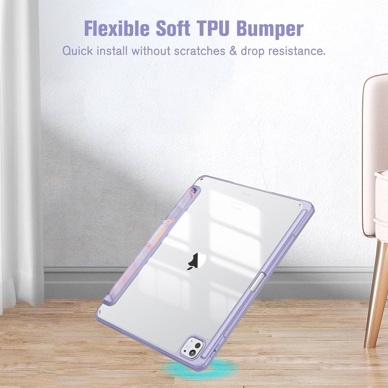 Flexible Soft TPU Bumper  
Quick install without scratches & drop resistance.