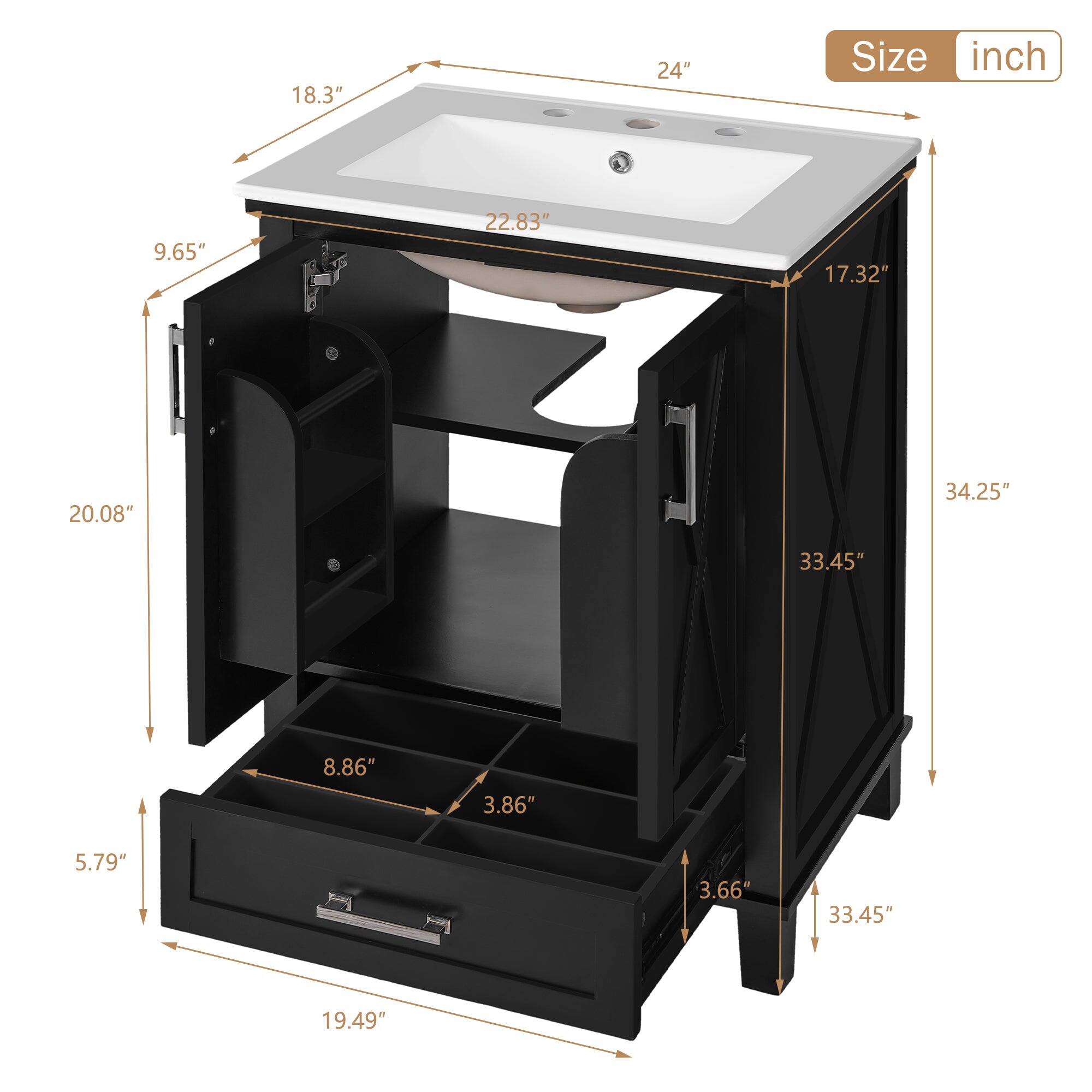 - 18.3"
- 24"
- 9.65"
- 22.83"
- 17.32"
- 20.08"
- 34.25"
- 33.45"
- 8.86"
- 3.86"
- 5.79"
- 3.66"
- 19.49"