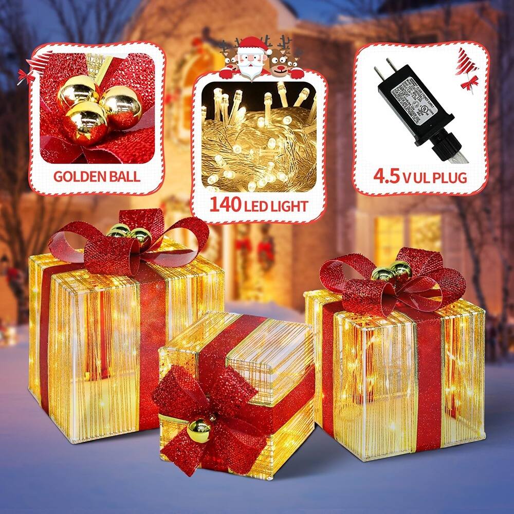 GOLDEN BALL  
140 LED LIGHT  
4.5 VULPLUG