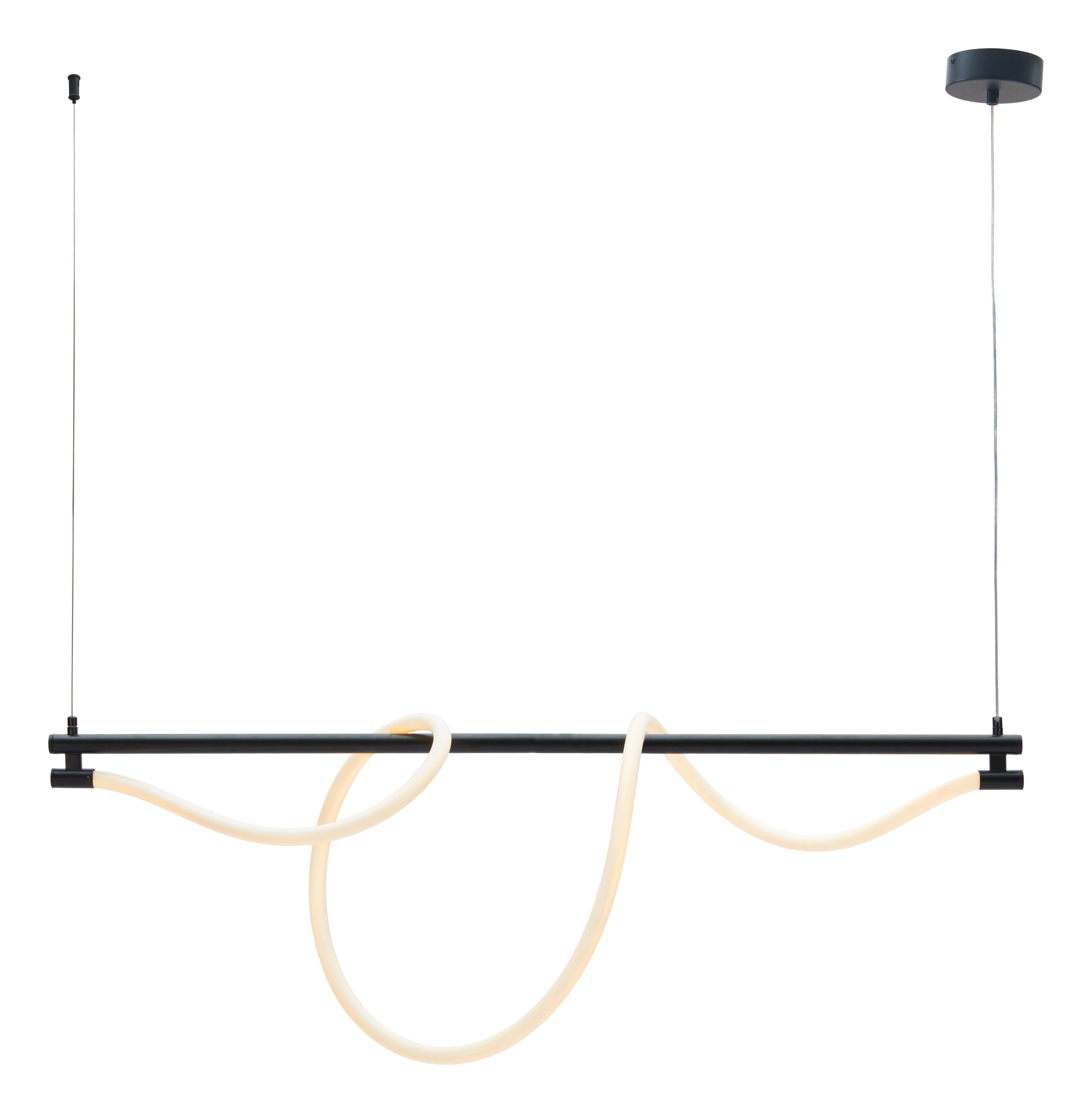 Back. Hivvago - Adder Ceiling Lamp Black - Black.