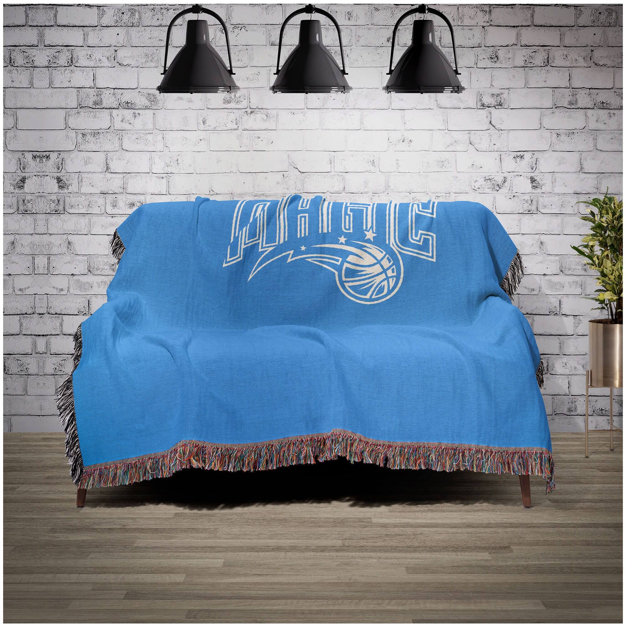 Alt View 1. Chad & Jake - Orlando Magic Woven Blanket - Blue.