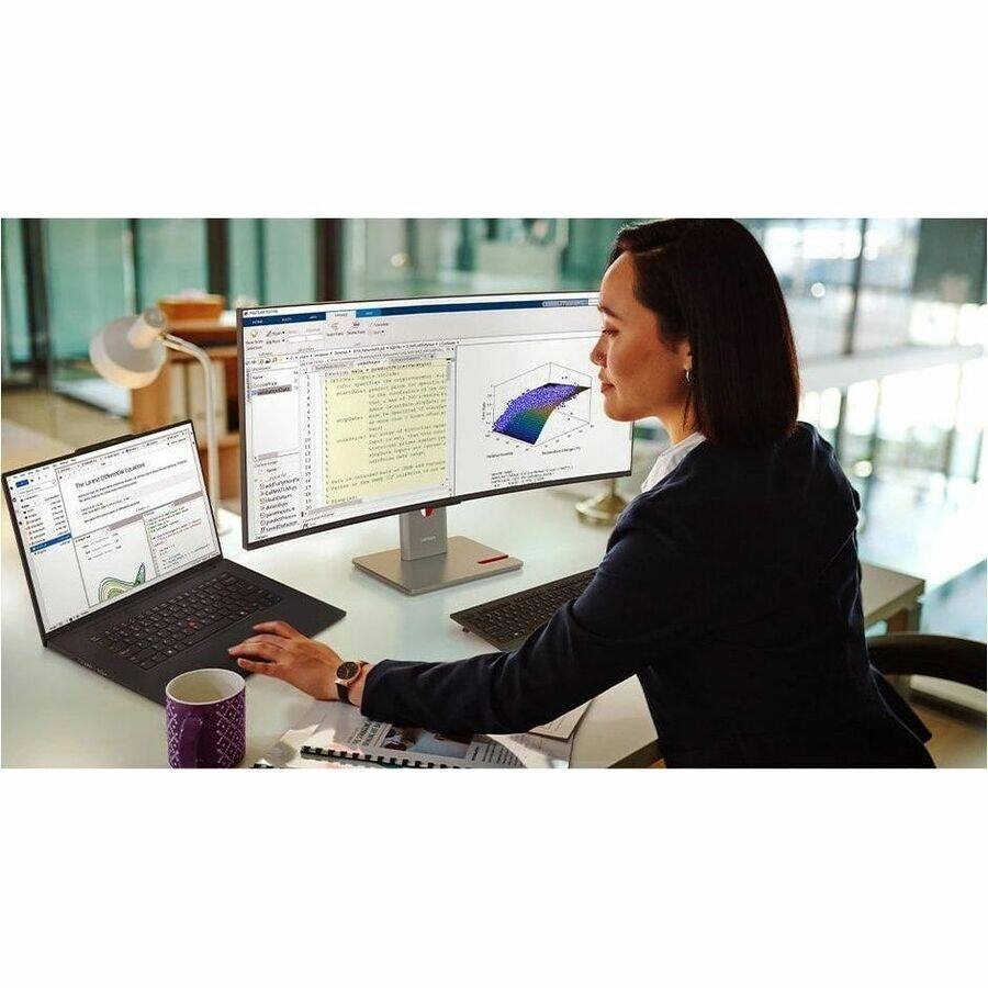 Alt View 4. Lenovo - Lenovo ThinkPad P1 Gen 8 21Q8001FUS 16" Touchscreen Mobile Workstation - 3.2K - 120 Hz - Intel Core Ultra 7 265H - vPro - Black.