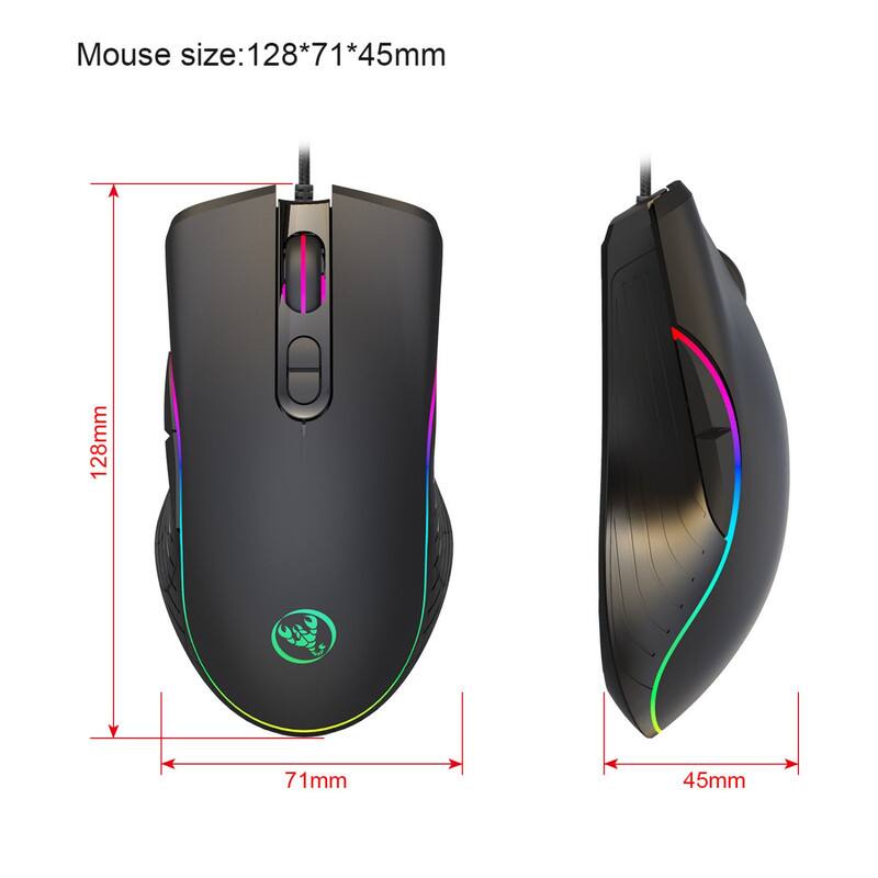 Mouse size: 128*71*45mm