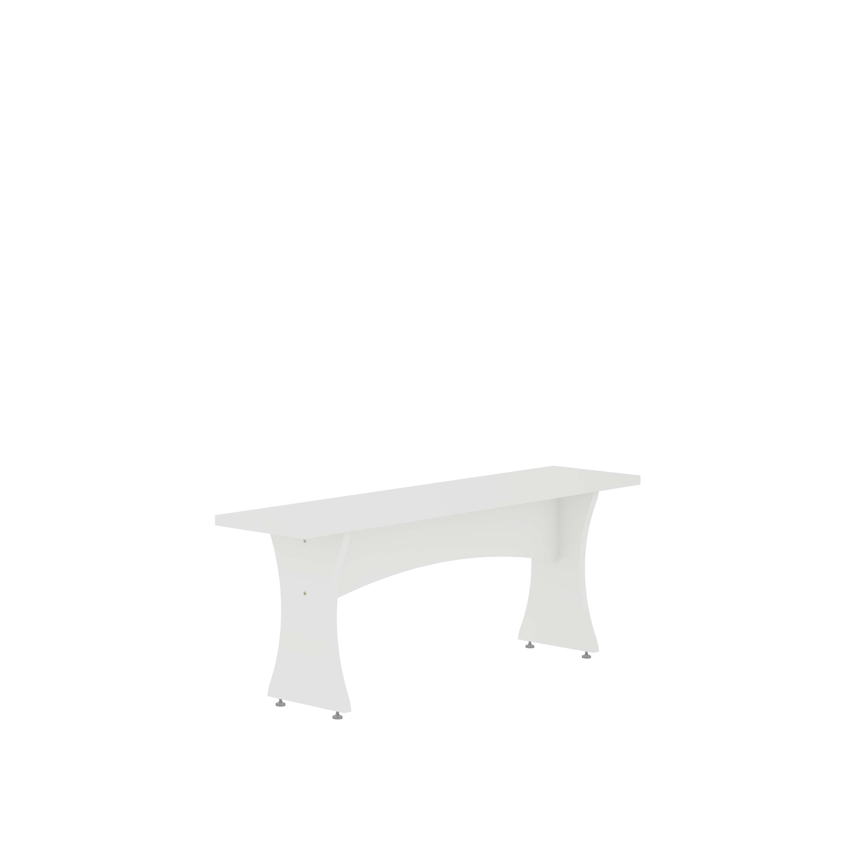 Alt View 5. Manhattan Comfort - Coney Mid-Century Modern 3-Piece Dining Table Set - White.