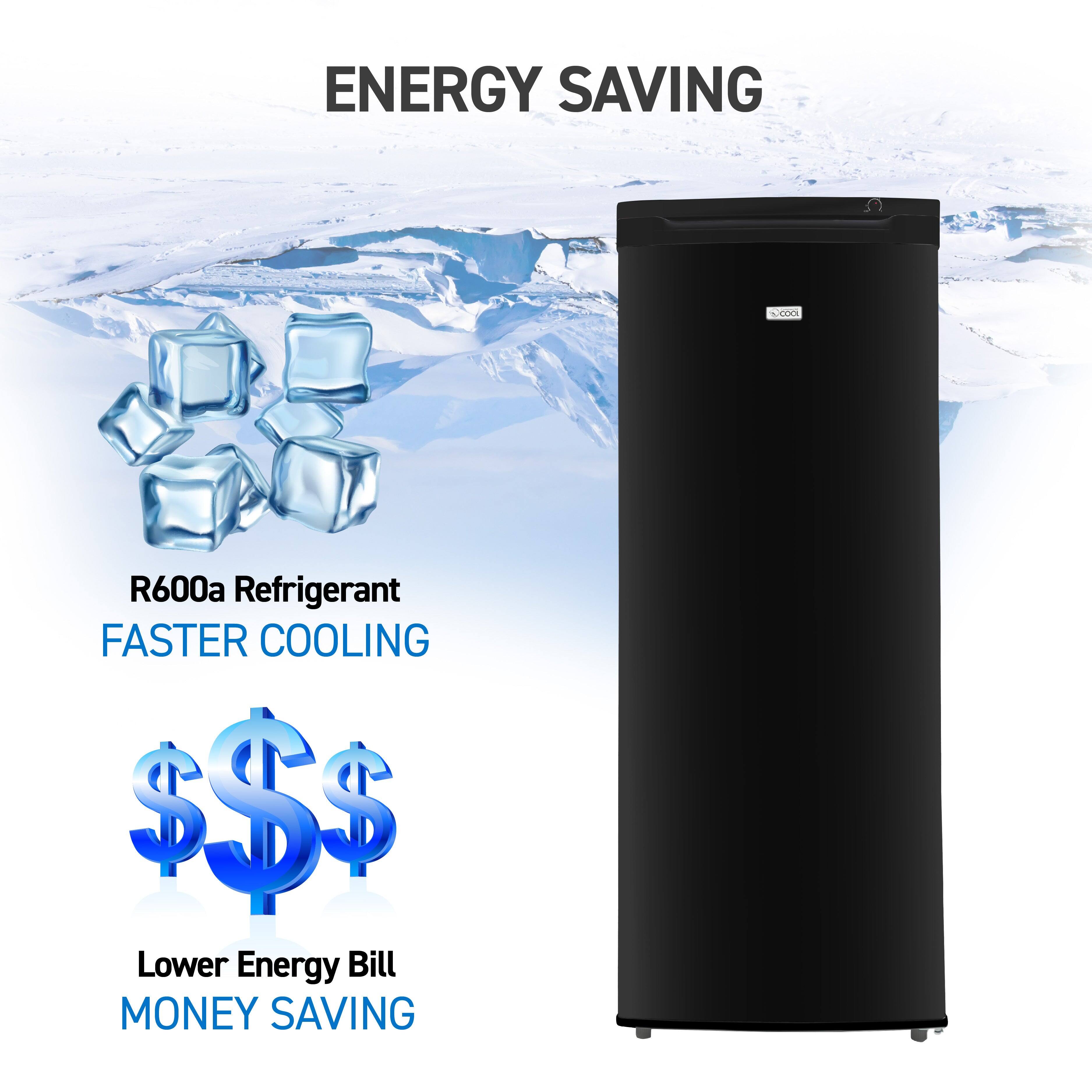 ENERGY SAVING

R600a Refrigerant  
FASTER COOLING

Lower Energy Bill  
MONEY SAVING
