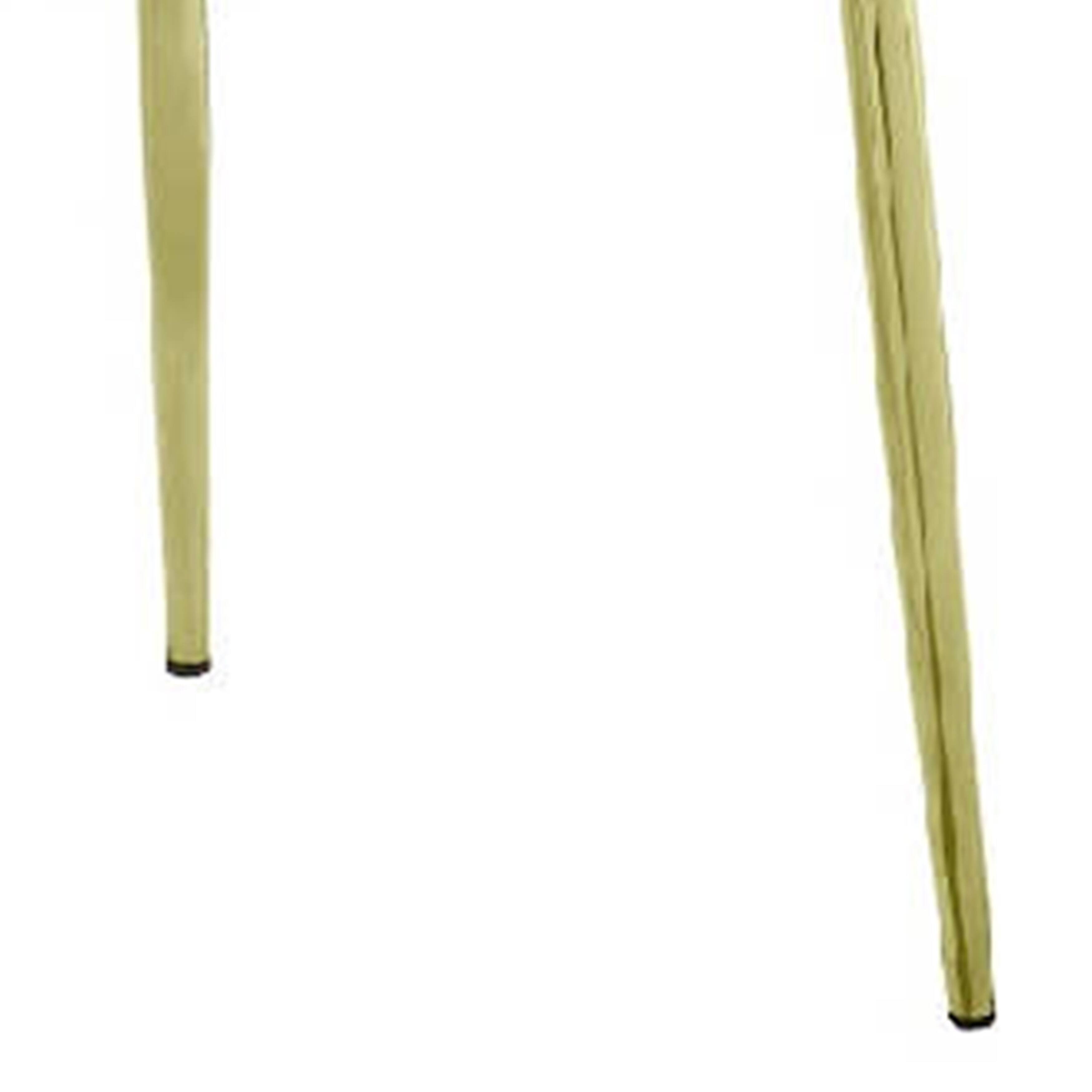 Alt View 3. Manhattan Lane - Inch 25 Inch Side Dining Chair Set of 2, White Teddy Sherpa - White, Gold.