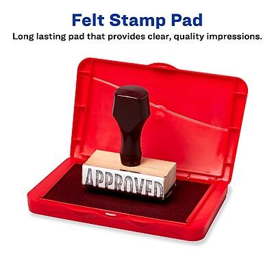 Felt Stamp Pad

Long lasting pad that provides clear, quality impressions.

APPROVED