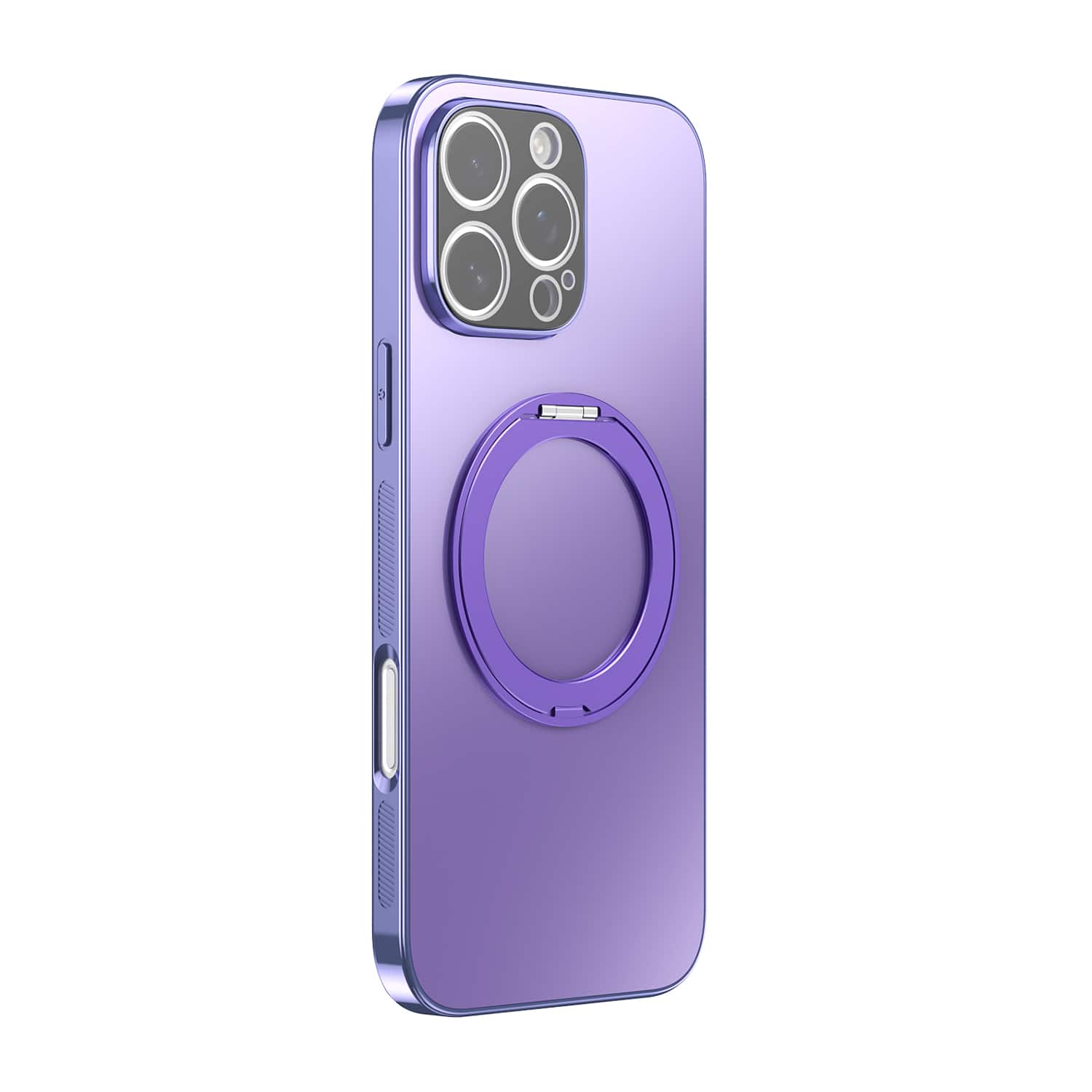 Dteck - for Apple iPhone 16 Pro Max Magnetic Plated Case,with 360 Rotatable Stand+Full Lens Cover,PC+TPU Hybrid Shockproof Shell - Purple price history on PriceWatchPro